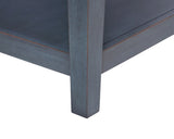 60 inch Sofa Table, No Assembly Required, Corduroy Blue Finish B108P193075