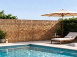 2-Pack Natural Reed Fencing Rolls, 4 ft x 16.4 ft Decorative Privacy Fence for Balcony, Patio, 56913491