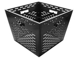Burn Barrels without Bottom Board for Outside, Thick Burn Case for Yard Waste, Low Smoke Design 46882282