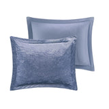 Twin/Twin XL Velvet Comforter Set with Throw Pillow B03595987