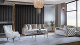 Modern Style Chair in Off White B009139098