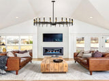 24-Light Black Gold Chandelier, 37.63