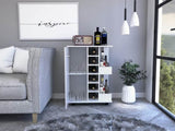Tennessee Bar Cart, One Cabinet With Division, Six Cubbies For Liquor, Two Shelves B128P176143