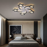 29Inches Ceiling Fan with Lights Remote Control Dimmable LED, 6 Gear Wind Speed Fan Light W1962P207162