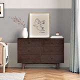 ZNTS Solid Wood spray-painted drawer dresser bar,buffetware cabinet lockers buffet server console 79888022