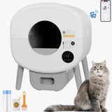 ZNTS Automatic Smart Cat Litter Box, Large Capacity Self-Cleaning Litter Box with W1655P155239