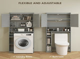 Bathroom Storage Cabinet-White 24415779