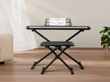 GEP-203 61 Key Keyboard with Piano Stand, Piano Bench, Built In Speakers, 48807478
