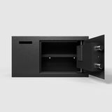 Steel Security Safe and Lock Box with Electronic Keypad - Secure Cash, Jewelry, ID Documents, W396P278364