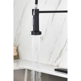 Pull down Single Handle Spring Kitchen Faucet W2287141946