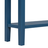 U_STYLE Contemporary High-Quality Entryway Console Table with 4 Spacious Drawersm,1 Practical Bottom N711P218638V