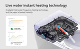 Smart Toilets with Heated Bidet Seat.Portable toilet with bidet built.Intelligent Toilet Auto W3133P280850
