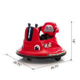 12V Snail-Shaped Kids Electric Bumper Car with Remote Control, Ride On Car with LED Lights, Music, W2181P160381