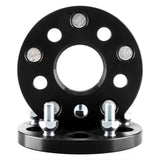 5X100 TO 5X114.3 Wheel Adapters 15MM For FR-S BRZ WRX 20 BLACK SPLINE LUG NUTS 47035008