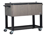 80-Quart Outdoor Beverage Rolling Cooler for Backyard Deck Patio with Wheels, 41007677