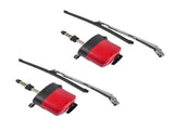 Red Windshield Wiper Motor Kit Street Hot Rod Universal Boat Fit for Chevy Fit for Jeep 96783887