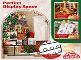 2 Pack Sturdy Metal Xmas Card Holder - Tree Shape, 1521 Clips, 2 Stands , Black, 47878110