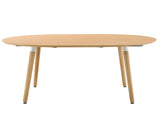 With a clever retractable mechanism, the Wood Grain MDF table top and light wood legs and has a W2920P420922