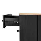Functional Entryway Organizer with 2 Flip Drawers, Wood Grain Pattern Top Shoe Cabinet with Drawer, 98388469