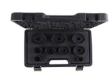 9X 1/2" 3/4" KM4-KM12 DRIVE GROOVED LOCK NUTS SOCKET SET & EXTERNAL TEETH 52558742