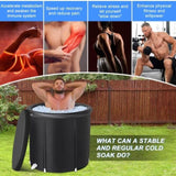 Ice Bath Tub for Athletes with Cover, 105 Gallons Cold Plunge Tub for Recovery, Multiple Layered 46144037