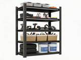 5-Tier Heavy Duty Metal Storage Shelving Unit, 2000 LBS Load Capacity Adjustable Shelves Organizer 50667455