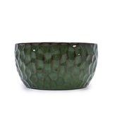 Handmade Glazed Ceramic Planter Set of 3, 15/12/10 Inch Diameter, Hammered Pattern, for Bamboo & W3273P321525