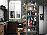 6 Tier Wire Shelving Unit, 6000 LBS NSF Height Adjustable Metal Garage Storage Shelves with Wheels, W155079891