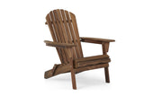 Wooden Outdoor Folding Adirondack Chair Set of 2 Wood Lounge Patio Chair for Garden,Garden, Lawn, W1390124961