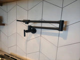 Pot Filler Faucet Wall Mount,Commercial Kitchen Faucet Folding Stretchable with Double Joint Swing T3177P277526