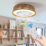 (Same as W1340137055/L10003) Bohemian style LED Dimmable Ceiling Light With Built-In Fan - Remote W1340P209774