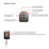 1Pcs Car Front Or Rear Electric Remote Control License Plate Holder Kit Ignitor Interface for USA 56267032