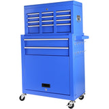 Rolling Tool Chest with Wheels and 8 Drawers, Detachable Large Tool Cabinet with Lock for Garage, W1239132602