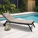 ZNTS 2PCS Set Outdoor Lounge Chair Cushion Replacement Patio Funiture Seat Cushion Chaise Lounge W2911P211855