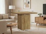 39.4" Square Bar Table, High Top Bistro Pub Table for Dining & Cocktails 63371902