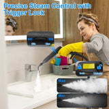 1800W High Pressure Steam Cleaner - 212 Chemical-Free Deep Cleaning, 5 Bar Pressurized, 2L 304 98284849