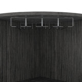 Seattle Bar Cabinet, Eight Bottle Cubbies, Two Large Open Shelves B128P176127