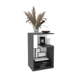 Everet 25" High 3-Tier Open Shelf Nightstand B070P363827