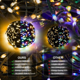 ZNTS Christmas Rope Lights,1000LED/328Ft Outdoor Decorative String Strobe with 8 Modes/Remote/IP67 97753394