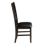 Black and Espresso Ladder Back Side Chairs B062P182738