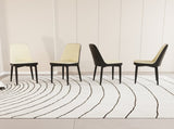 A set of 4 dining chair, modern style chair made of high-quality PU Leather fabric with thick soft 65019799