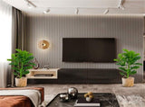 2-Pack 35.5" Artificial Fiddle Leaf Tree - 32 Realistic Leaves, PEVAPE Material, Green 40262150