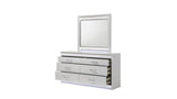 ZNTS Glam Modern Style 6- Drawer Dresser Made with Wood in White B009P243212