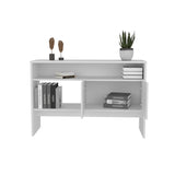 Bellagio 48.7" Wide 2-Tier Narrow Bellagio Console Table with Double-Door Cabinet B200P235871