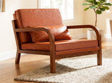 Comfy Armchair with Removable Cushions & Lumbar Pillow, Ergonomic Accent Chair Support 400 lbs 63921264