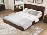 Solid Wood Platform Bed Frame with Headboard, No Box Spring Needed, Floor-standing bed, Easy 84080248