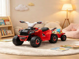 Red 6V Kids Electric Car Forward & Reverse, Wear-Resistant Wheels, for 1.5-3 Years Old 28609862