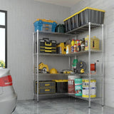 58''W Adjustable Storage Shelves 1200LBS NSF Wire Shelving Unit 4 Tier Metal Shelving for Storage 17635992