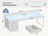 LED Light Strips Elevate your workspace or gaming setup with RGB LED lighting on the black desk. 60544948