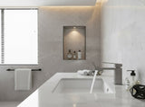 Single Handle Bathroom Faucet Lavatory Faucet Stainless Steel Single Hole-T20, Brushed NickelUnable 28474129